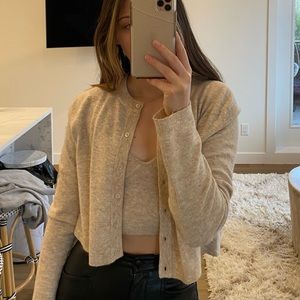 Aritzia Wilfred Sicily Cardigan Set